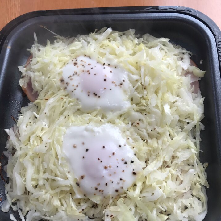 ホットプレート朝ごはん 巣ごもり卵 レシピ 作り方 By よちょこ 楽天レシピ